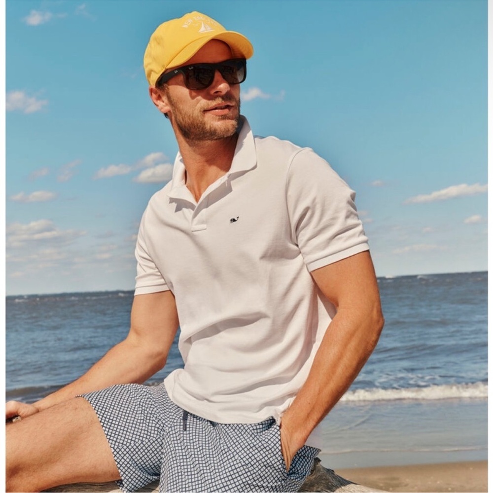 Vineyard Vines Heritage Pique Polo Short Sleeve Shirt